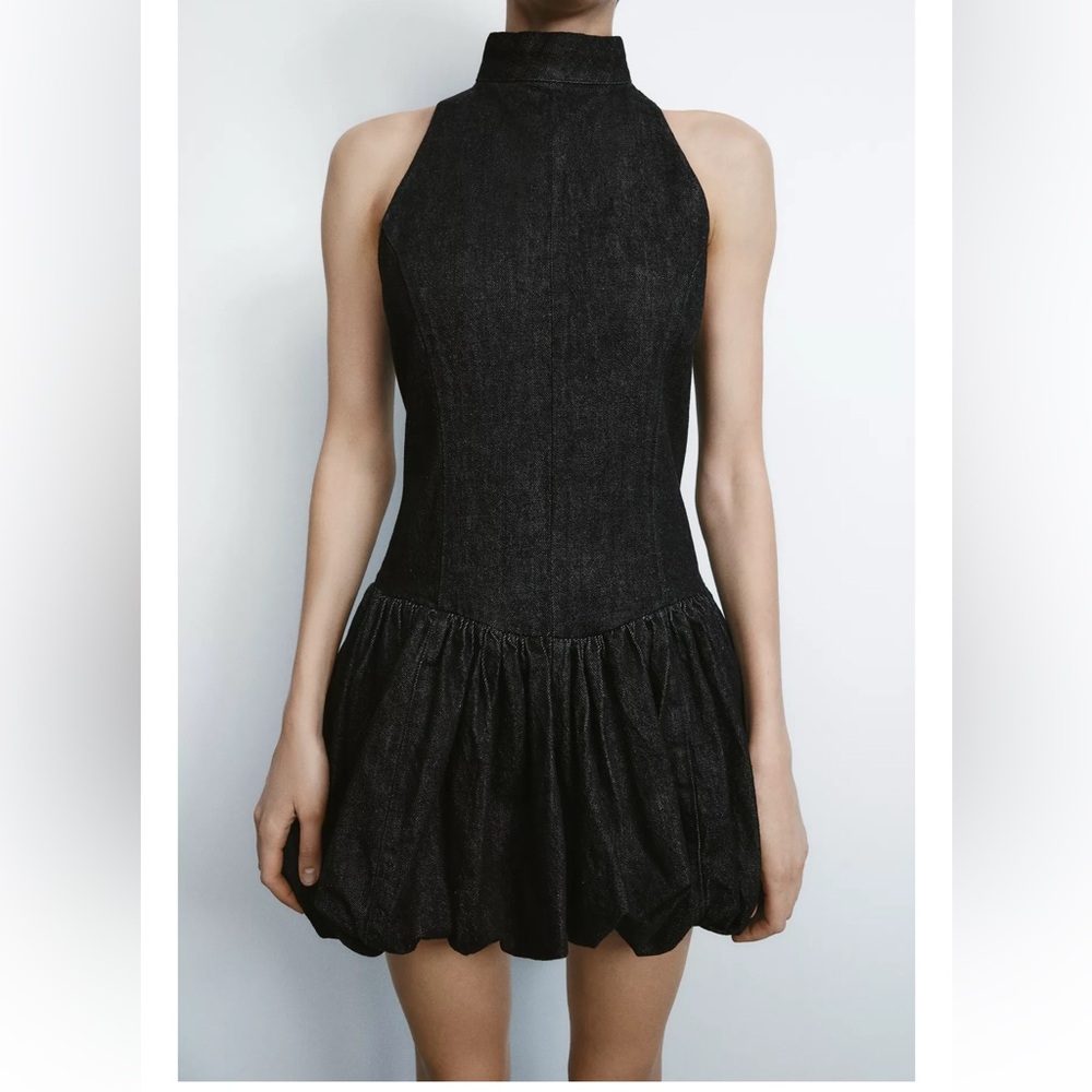 Denim Balloon dress size XS - Picture 3 of 4